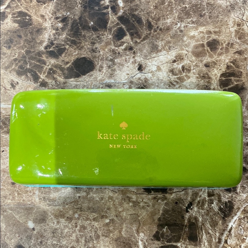 Kate Spade Green Eyeglass Case